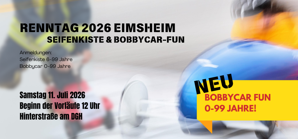 Startbild Renntag Eimsheim 2026